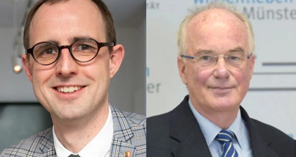 Dirk Schrödter, Chef der Staatskanzlei von Schleswig-Holstein und Prof. Dr. Bernd Holznagel, Westfälische Wilhelms-Universität Münster